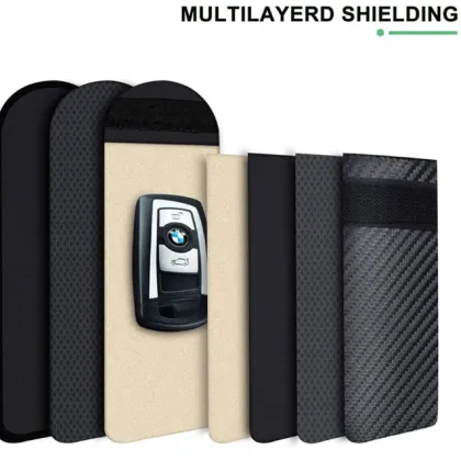 RFID Pouch Case Jammer for Car Key Security