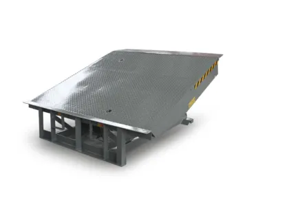 Telescoping lip dock leveler