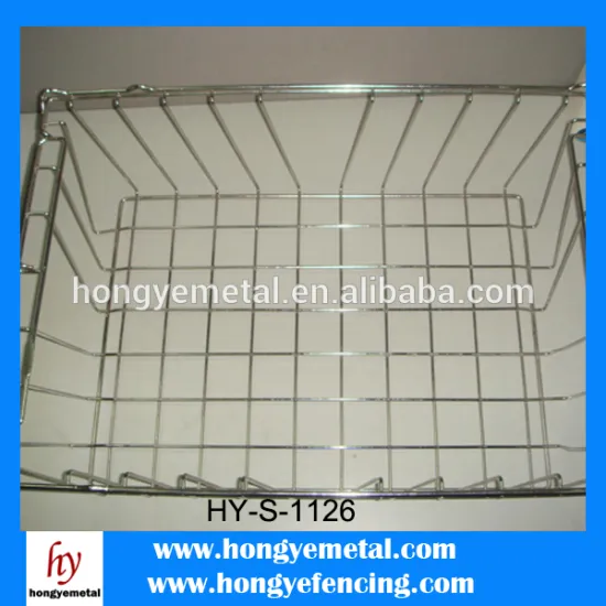 Shopping plastic coated wire basket
