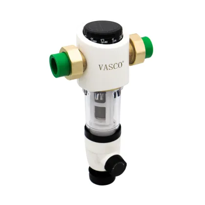 Whole house automatic cleaning  backwash pre-filtered water prefilter