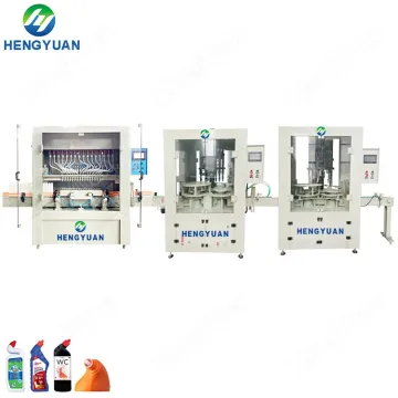 Automatic Toilet Bowl Cleaner Gel Filling Production Line