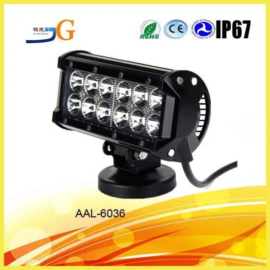 36w Waterproof LED Light Bar LED Bar Light 10-30 V Offroad LED Working Light Bar