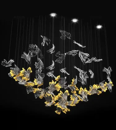 VEKO Lamps Pendant Lighting: Modern Chandelier for Living Room, Hotel, Restaurant