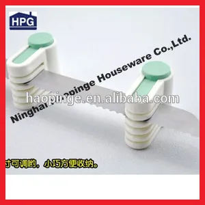 Plastic bread slicer/crust slicer/toast slicer