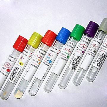 Vacuum Blood Collection Tube, Sterile, CE/FDA Approved