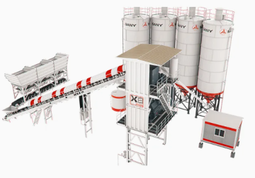 Impianto di betonaggio SANY HZS120X8Pro 120m³ in vendita
