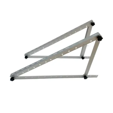 SeanRo Aluminum Adjustable Triangle Solar Panel Mounting Frame for Flat Roofs