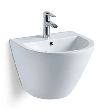 China Factory Square Wall Hung Sink Washing Hand Art Basin Price 309A