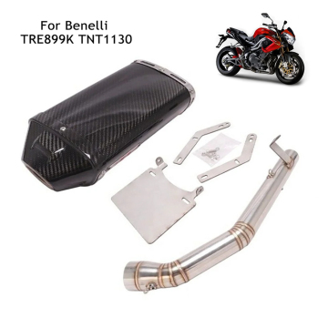 Mid Tail Modification Motorcycle Exhaust System for Benelli TRE899K TNT1130
