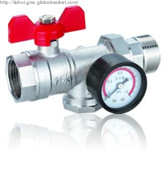 T Type Multifunctional Brass Ball Valve(FxM)