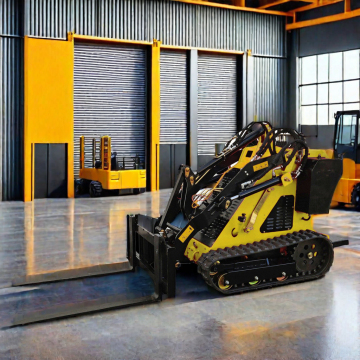 CE/EPA Approved Kubota 25hp Diesel Stand Behind Mini Track Skid Steer Loader