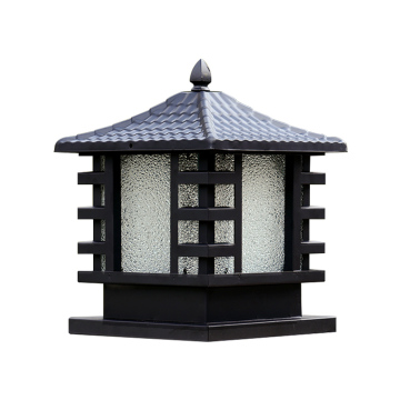 Modern Electric Metal Outdoor Pillar Lights for Gate Design - Waterproof