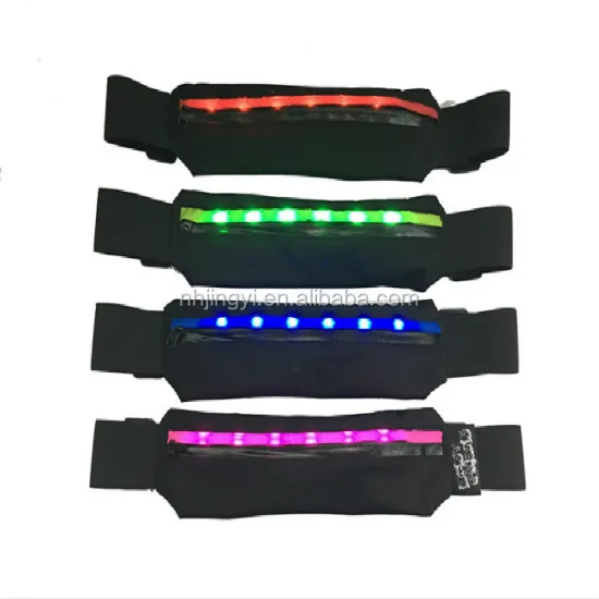 Rechargeable Running Belt with 6 LED Lights: Waterproof Hiking Waist Pocket Light for Safety and Visibility