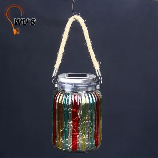 Top sale cheap price hot factory directly solar mosaic jar led lighting