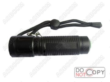 Mini Led Flashlight With 3xaaa Battery, Black Vacuum Coated Aluminum Waterproof Ce Rohs Led Flashlight