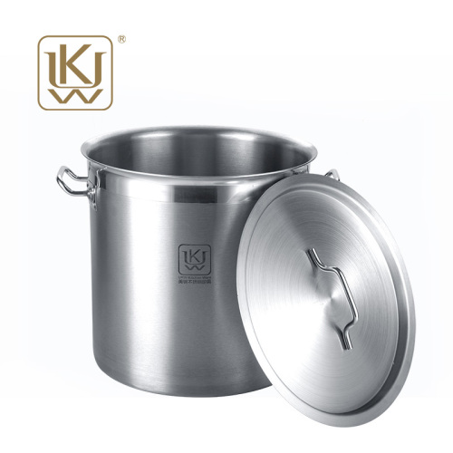 Pot de caldo de acero inoxidable de 40qt de alto con canasta