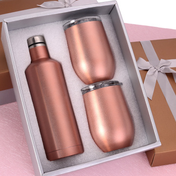 Christmas Eco Friendly Double Wall Flask Tumbler Set