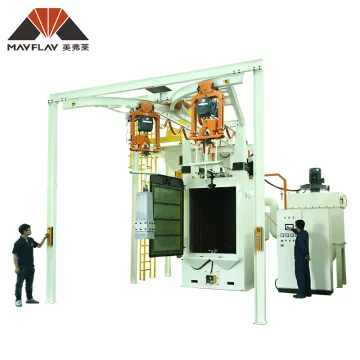 MAYFLAY Automatic hanger shot blasting machine cleaning equipment