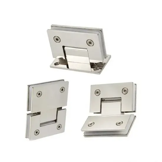 Elegant Shower Glass Door Hinge in Stainless Steel