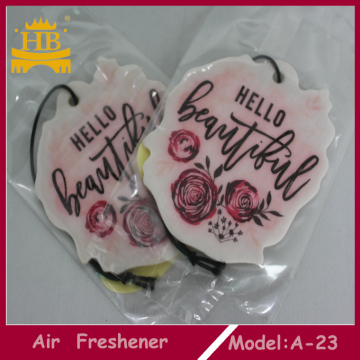 hanging car air freshener / car air freshener