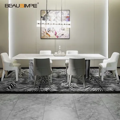 Luxury Fendi Design Italian Marble Dining Table