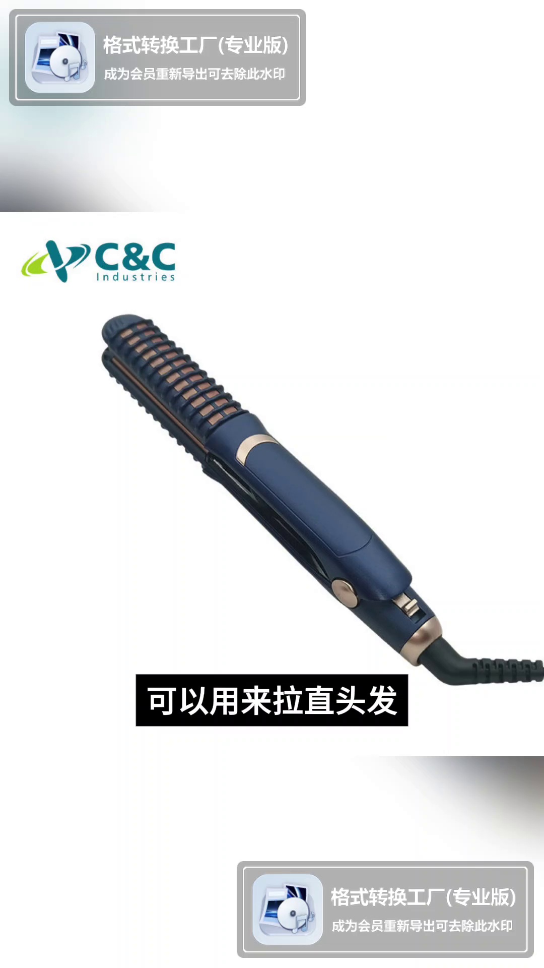 Professional Hair Straightener with Modern Design