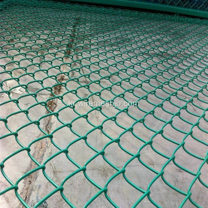 놀이터 용 PVC Coted Chain Link Fence 롤