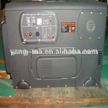 230/380V model 10GF-LDE3, V-TWINs 17hps engine power electric portable air cooled 10kva 10kw diesel generator silent three phase