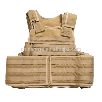 khaki military bulletproof body armor