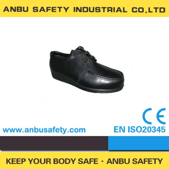 executive safety shoes with full grain leather