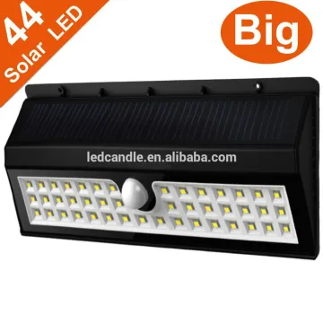 44LED Outdoor Wireless Energy Powered Motion solar sensor wall light
