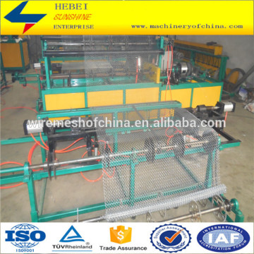 Mesh Fence Weaving Machinery Full Automatic Chain Link Fencing Machine