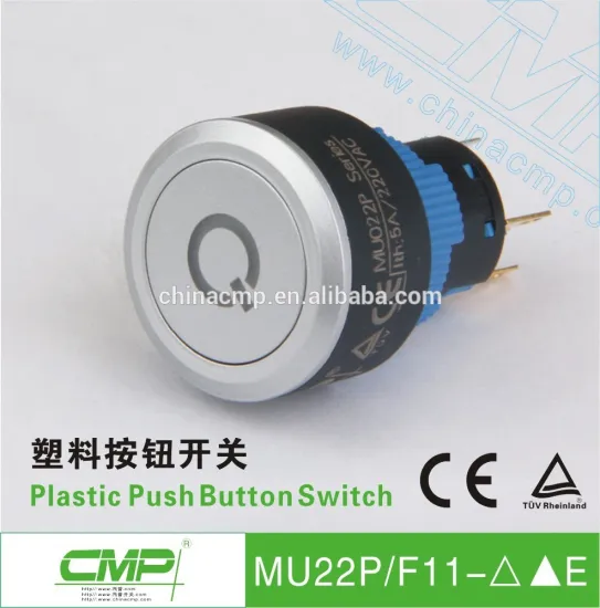 Mounting diameter 22mm CMP waterproof illuminated plastic switch knobs ip67