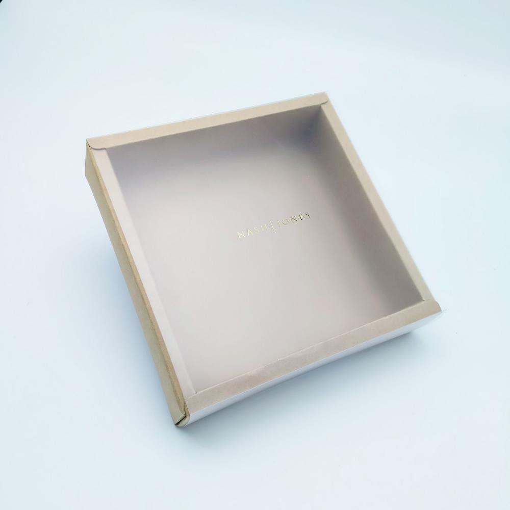 Kraft Box With Pvc Frosted Sleeve