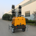 Diesel Engine Lighting Tower telescopic mast outdoor light tower Factory