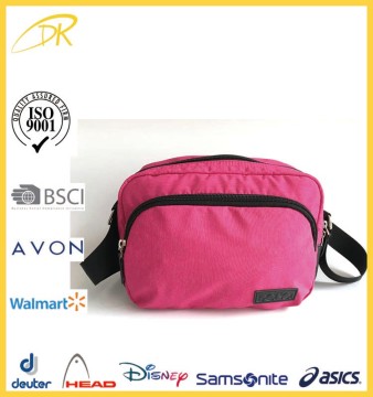 China supplier pink messenger bag pack ,shoulder bag pack for girl