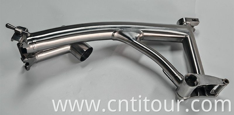 Forcella anteriore in titanio Titour per freno a disco Brompton