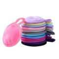 Makeup Remove Towel microfiber round washable makeup remover facial cleaning pad Supplier