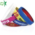 Bracelet en silicone mince avec logo imprimé personnalisé