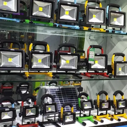 Rechargeable led floodlight for night work, IP65 SLFLRE 20W rechargeable floodlight, 50w led rechargeable floodlight