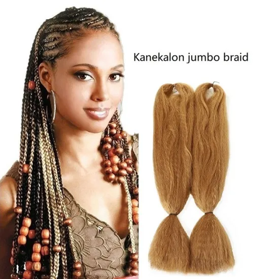 Wholesale Kanekalon Jumbo Braid Braiding Hair Synthetic Hair Extensions Jumbo Braiding Hair