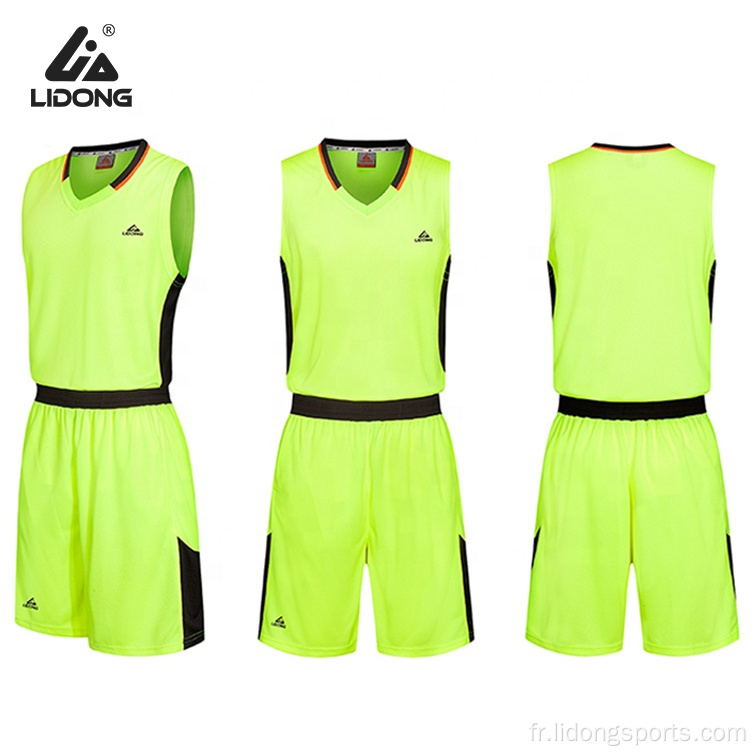 Impression d&#39;uniformes de basket-ball de basket vêtements de maillots personnalisés
