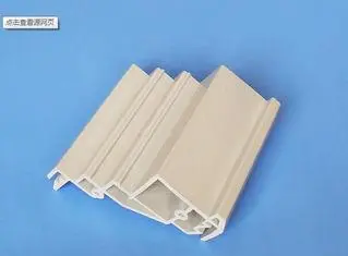 Refrigeration plastic PVC Extrusion Profiles , window plast
