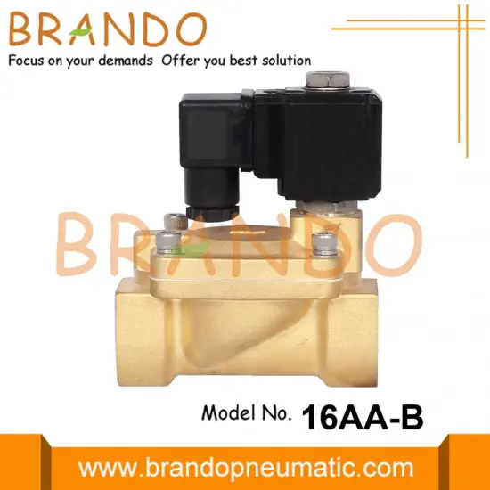 PTFE Diaphragm Pilot Operated Steam Brass Solenoid Valve