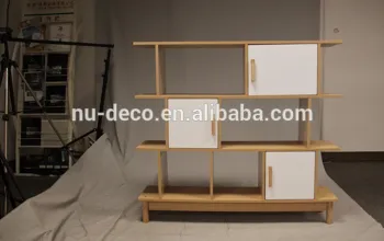 Wooden particle board 3 door cabinet