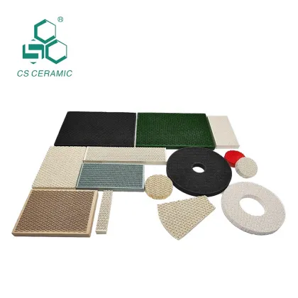ceramic grater plate unglazed ceramic plate  infrared honeycomb ceramic plate