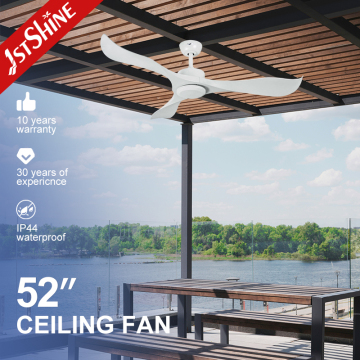1stshine Outdoor Ceiling Fan with Waterproof ABS Blades and Simple Design