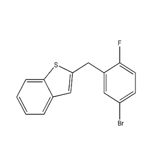 상품 2-(5-브로 모-2-Fluorobenzyl) [b] Benzo thiophene CAS 1034305-17-3