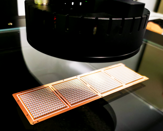 Enlarged View of Chemical Etching IC Lead Frame