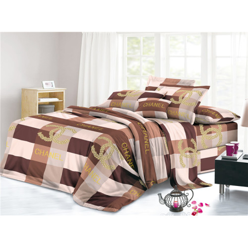 Home Polyester Plain Printed Bed Cover Bedding Sheets